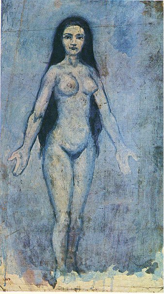 Picasso Naked woman with dripping hair 1902